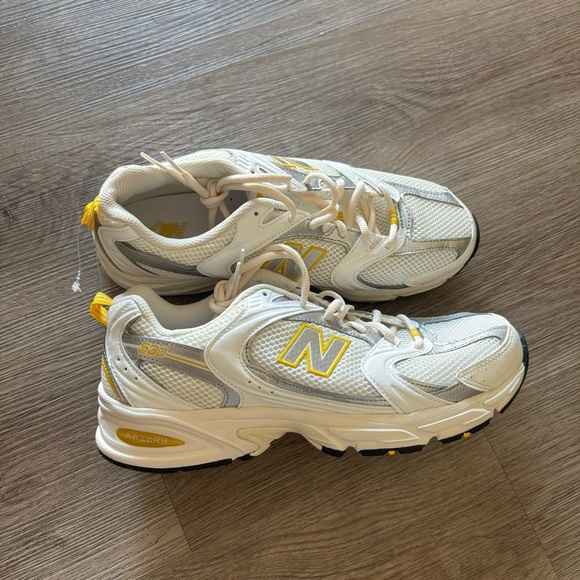 NEW BALANCE 530 SNEAKERS SEA SALT / WHITE / GINGER LEMON NEW - Picture 7 of 12